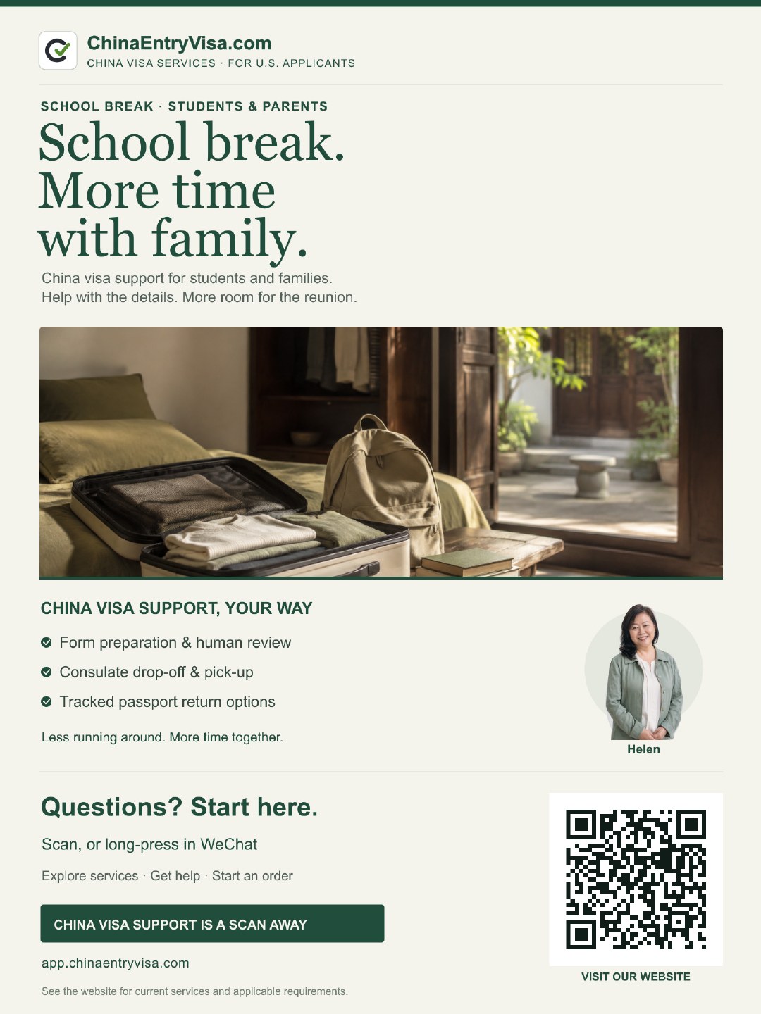 School breaks · ChinaEntryVisa.com